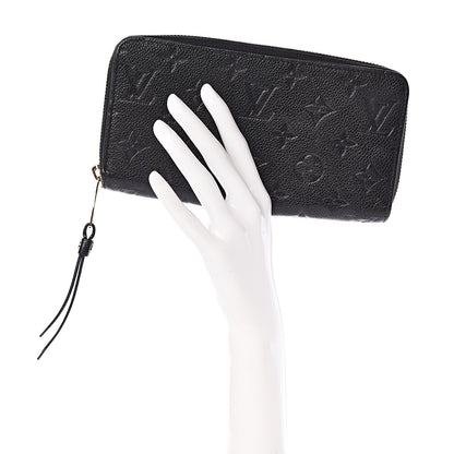 Louis Vuitton Empreinte Zippy Wallet Black 2 of 8