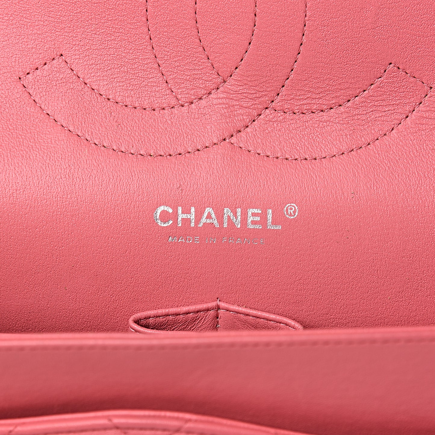 Lambskin Quilted Jumbo Double Flap Pink