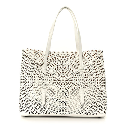 Alaia Calfskin Vienne Mina 32 Bag White 1 of 9