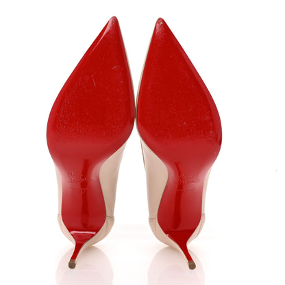Christian Louboutin Nappa Sporty Kate 85 Pumps 37 Leche 6 of 9