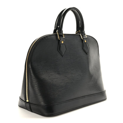 Louis Vuitton Epi Alma PM Black 3 of 11
