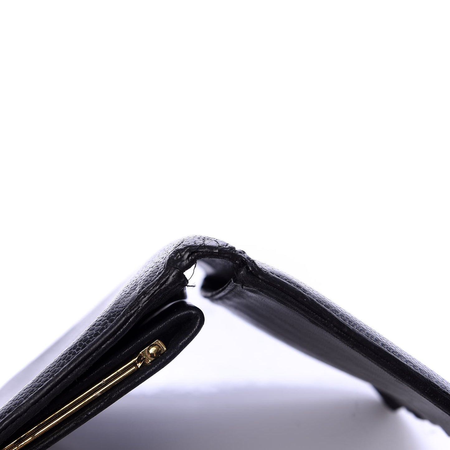 Caviar Timeless CC French Wallet Black