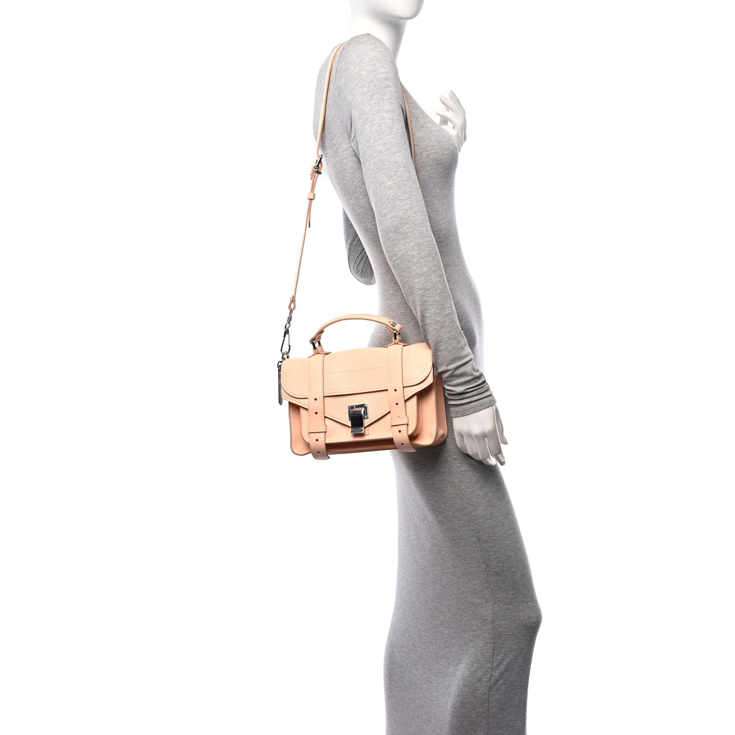 Lambskin Tiny PS1 Satchel Peach