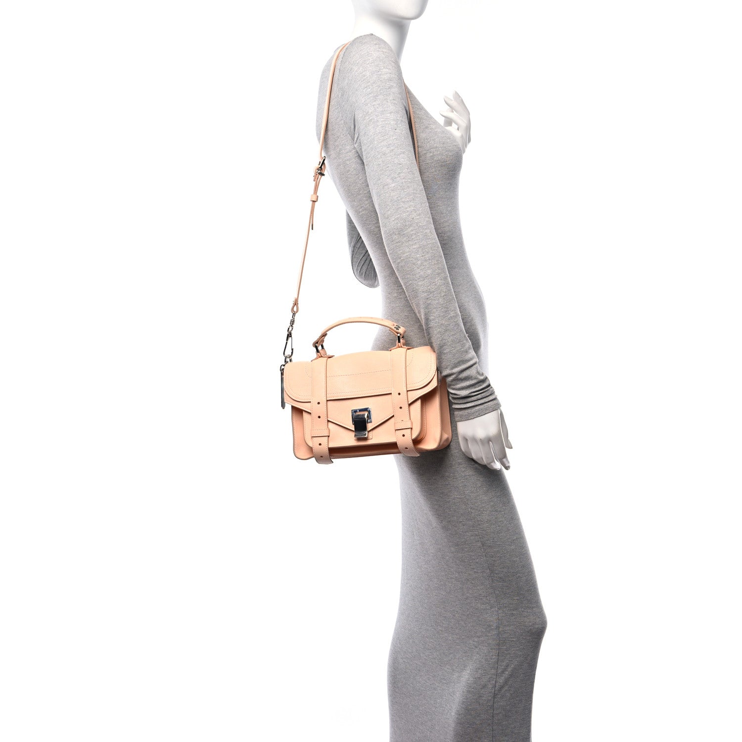 Proenza Schouler Lambskin Tiny PS1 Satchel Peach 2 of 11