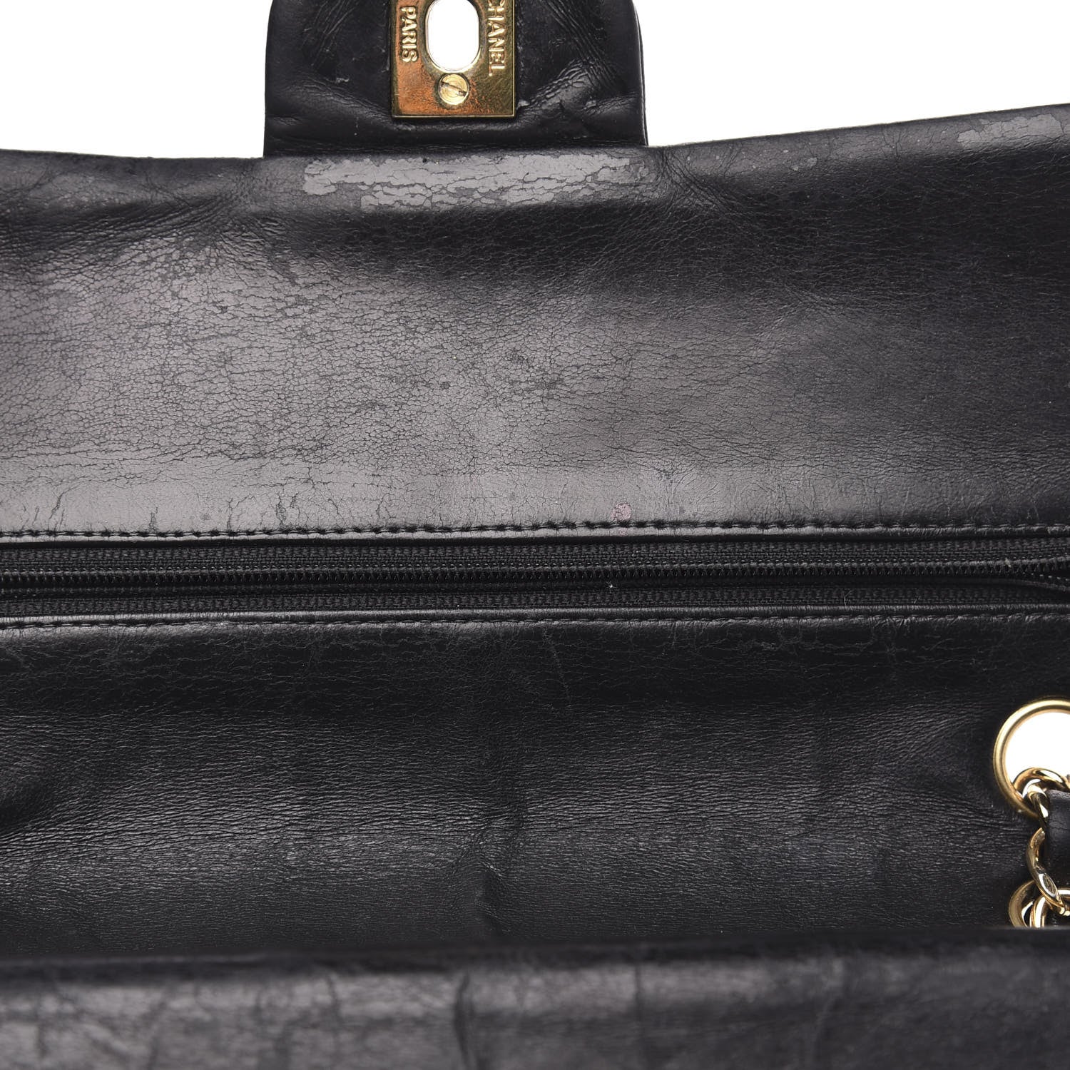 Chanel Lambskin Quilted Medium Double Flap Black 20 of 20