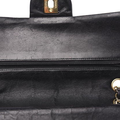 Chanel Lambskin Quilted Medium Double Flap Black 20 of 20
