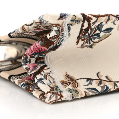 Christian Dior Canvas Jardin Botanique Embroidered Small Book Tote Multicolor 9 of 18