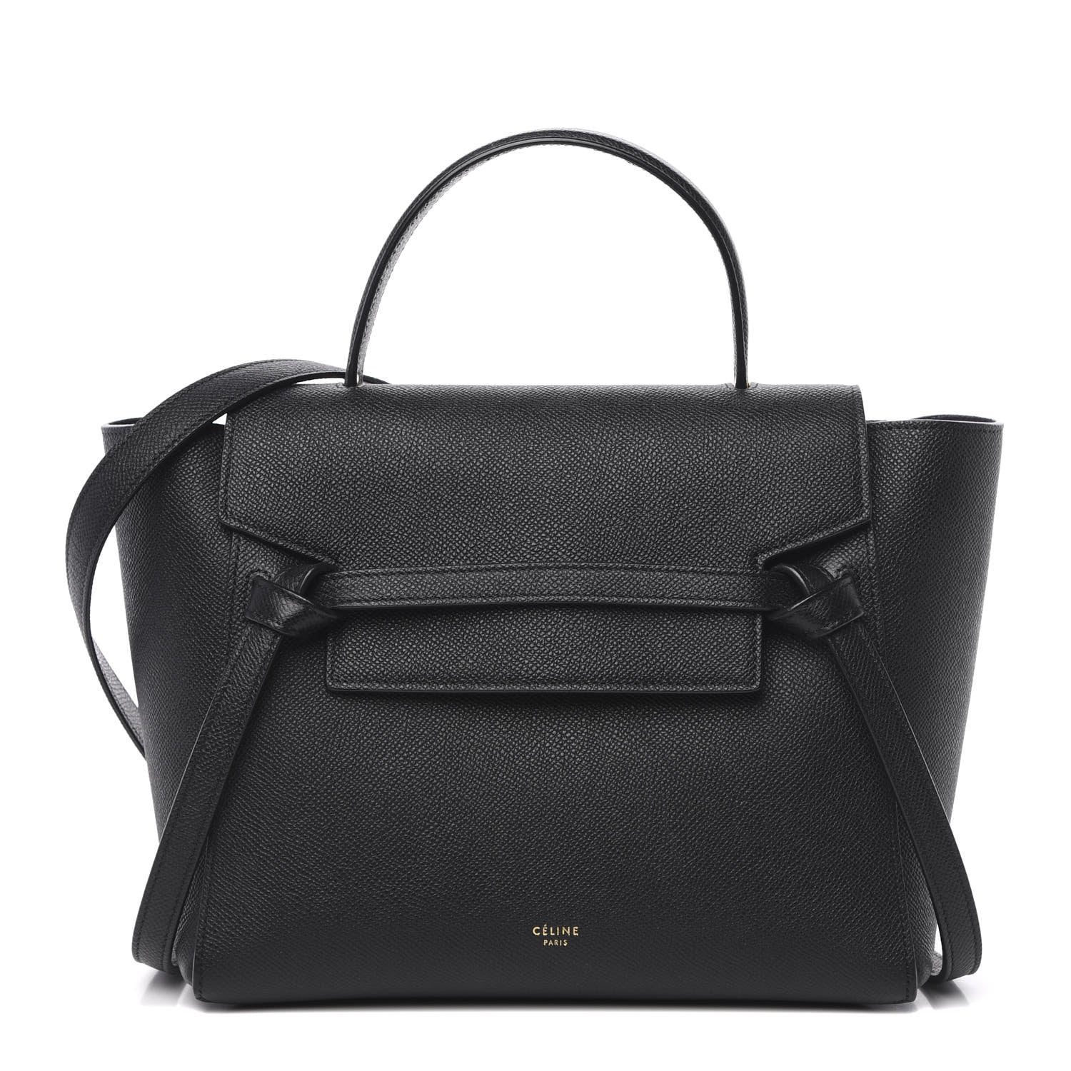 Celine Grained Calfskin Micro Belt Bag Black 1 of 9