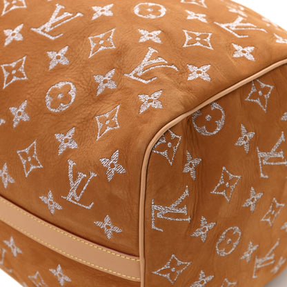 Louis Vuitton Nubuck Calf Monogram Speedy P9 Bandouliere 40 Camel 10 of 12