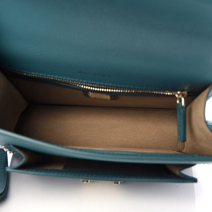 MCM Calfskin Studded Small Patricia Crossbody Bag Deep Lagoon 5 of 11