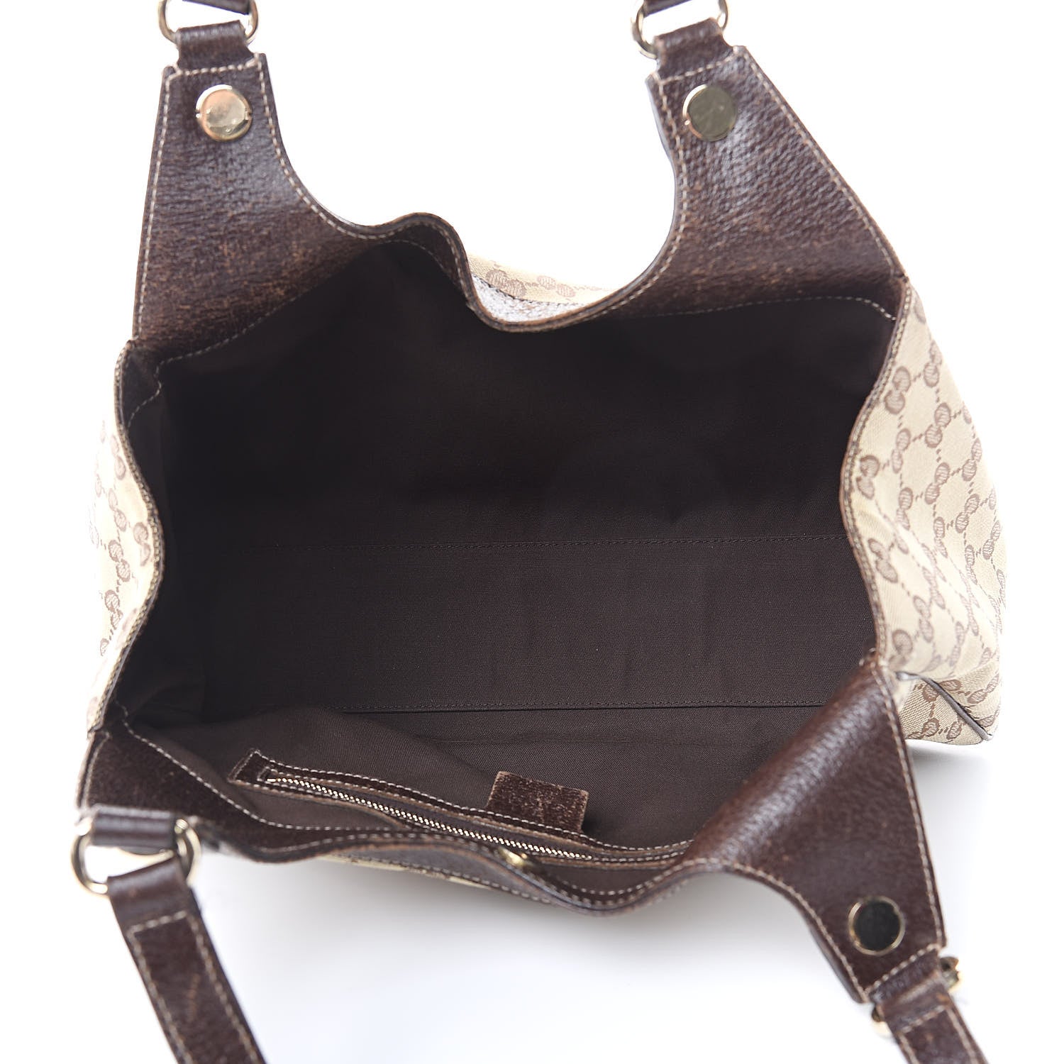 Gucci Monogram Medium Charmy Shoulder Bag Dark Brown 5 of 16