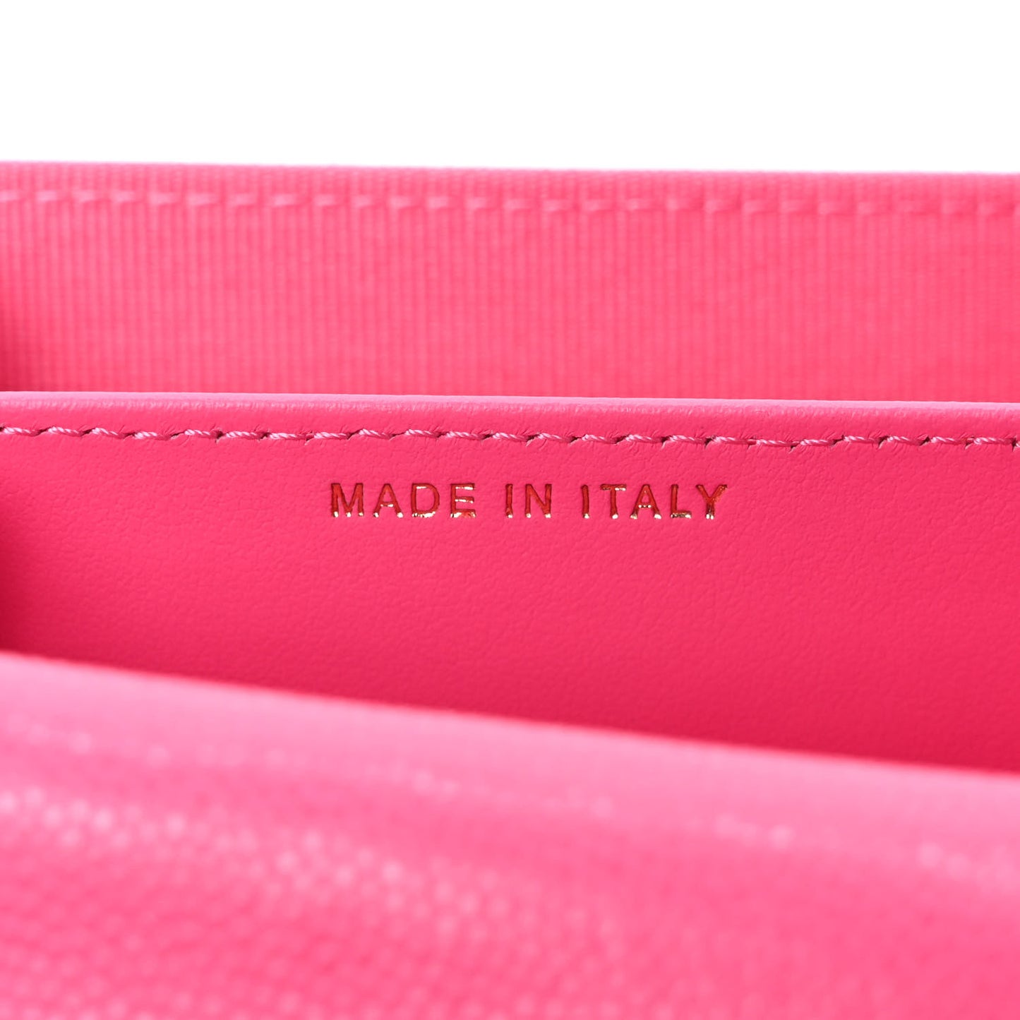 Caviar Quilted Flap Card Holder Chain Wristlet Rose