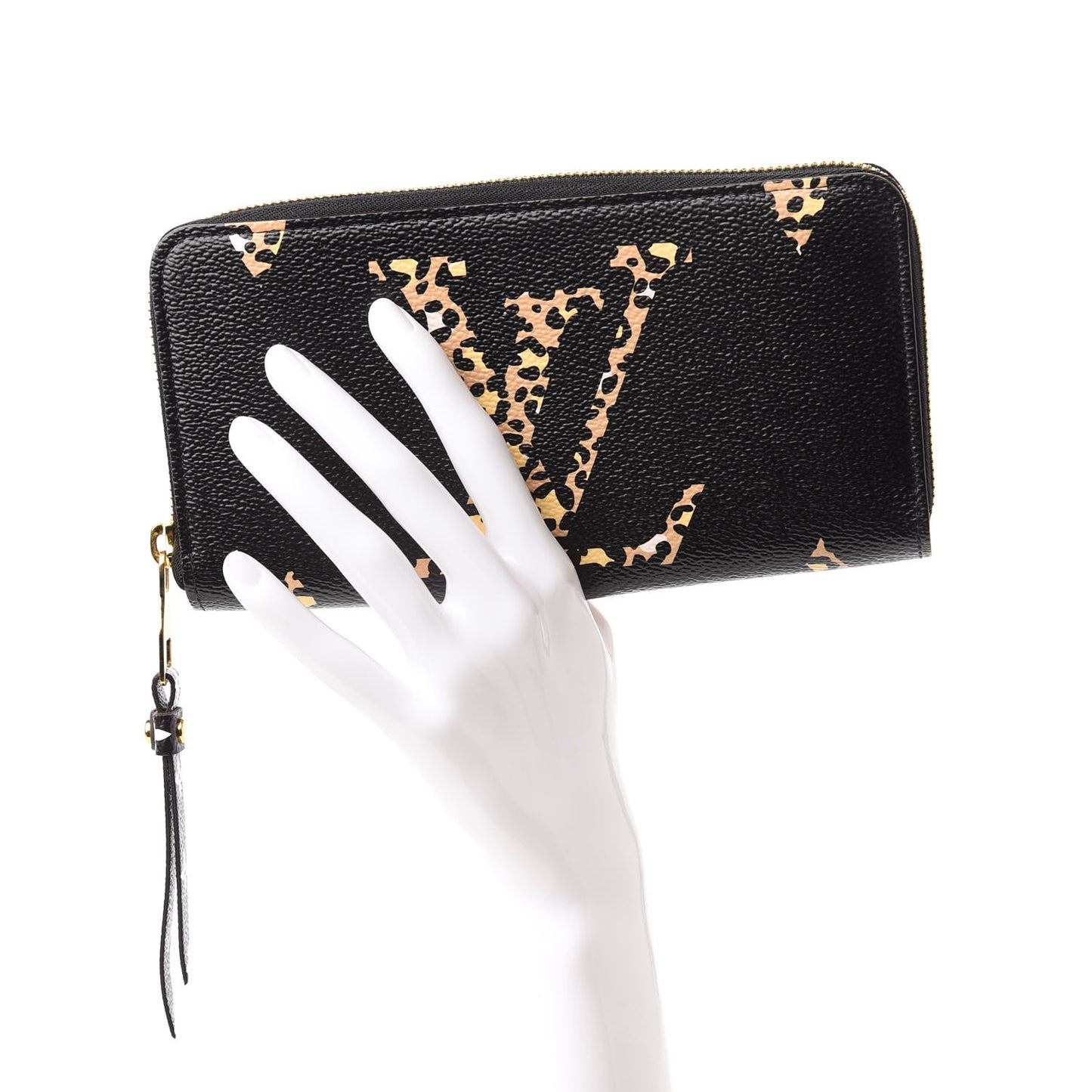 Monogram Giant Jungle Zippy Wallet Black