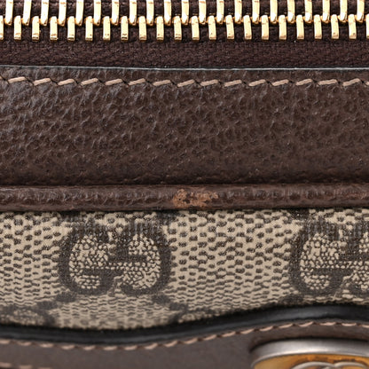 Gucci GG Supreme Monogram Web Mini Ophidia Shoulder Bag Brown 11 of 11
