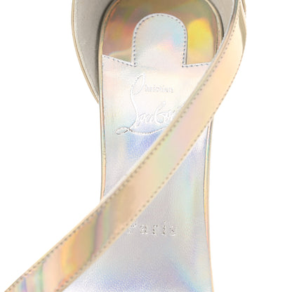 Christian Louboutin Patent Psychic Astridal 100 Pumps 37 Gold 7 of 9
