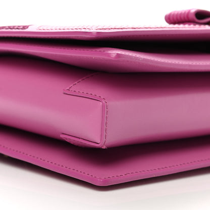 Salvatore Ferragamo Stitched Calfskin Medium Ginny Shoulder Bag Pink 9 of 11