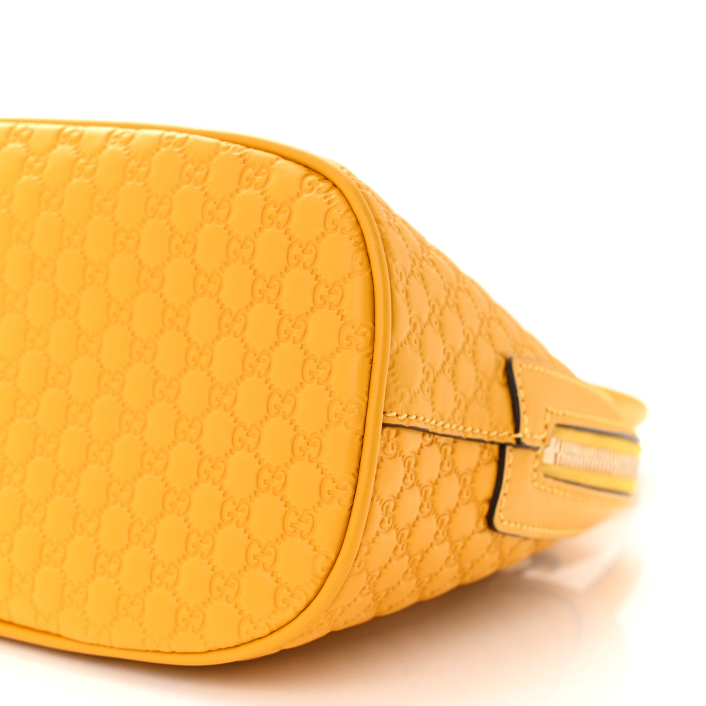Soft Microguccissima Mini Dome Bag New Buttercup