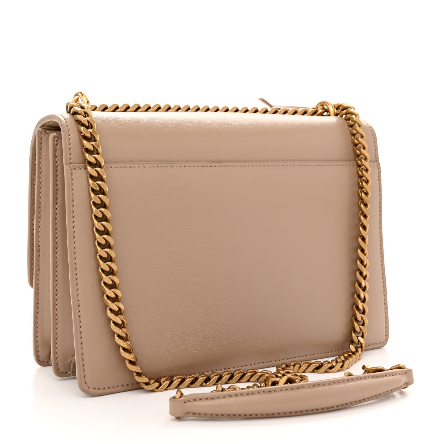Saint Laurent Calfskin Medium Monogram Sunset Dark Beige 3 of 17
