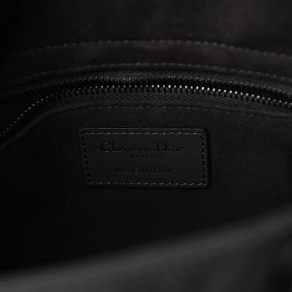 Christian Dior Ultra Matte Calfskin Cannage Medium Lady Dior Black 6 of 9
