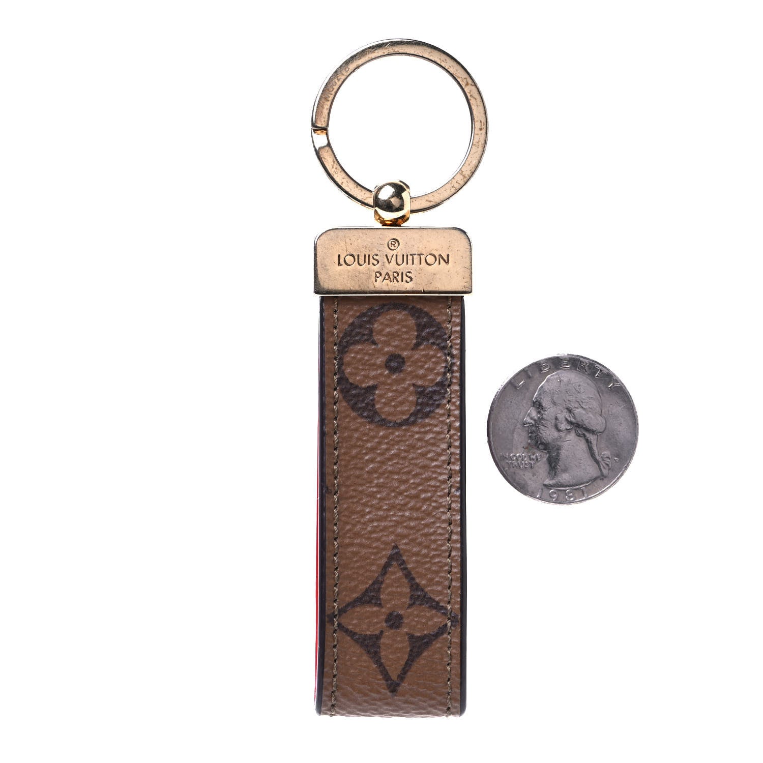 Louis Vuitton Reverse Monogram Dragonne Key Holder 2 of 3