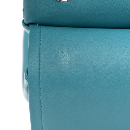 Chanel Lambskin Quilted Jumbo Double Flap Turquoise 15 of 16