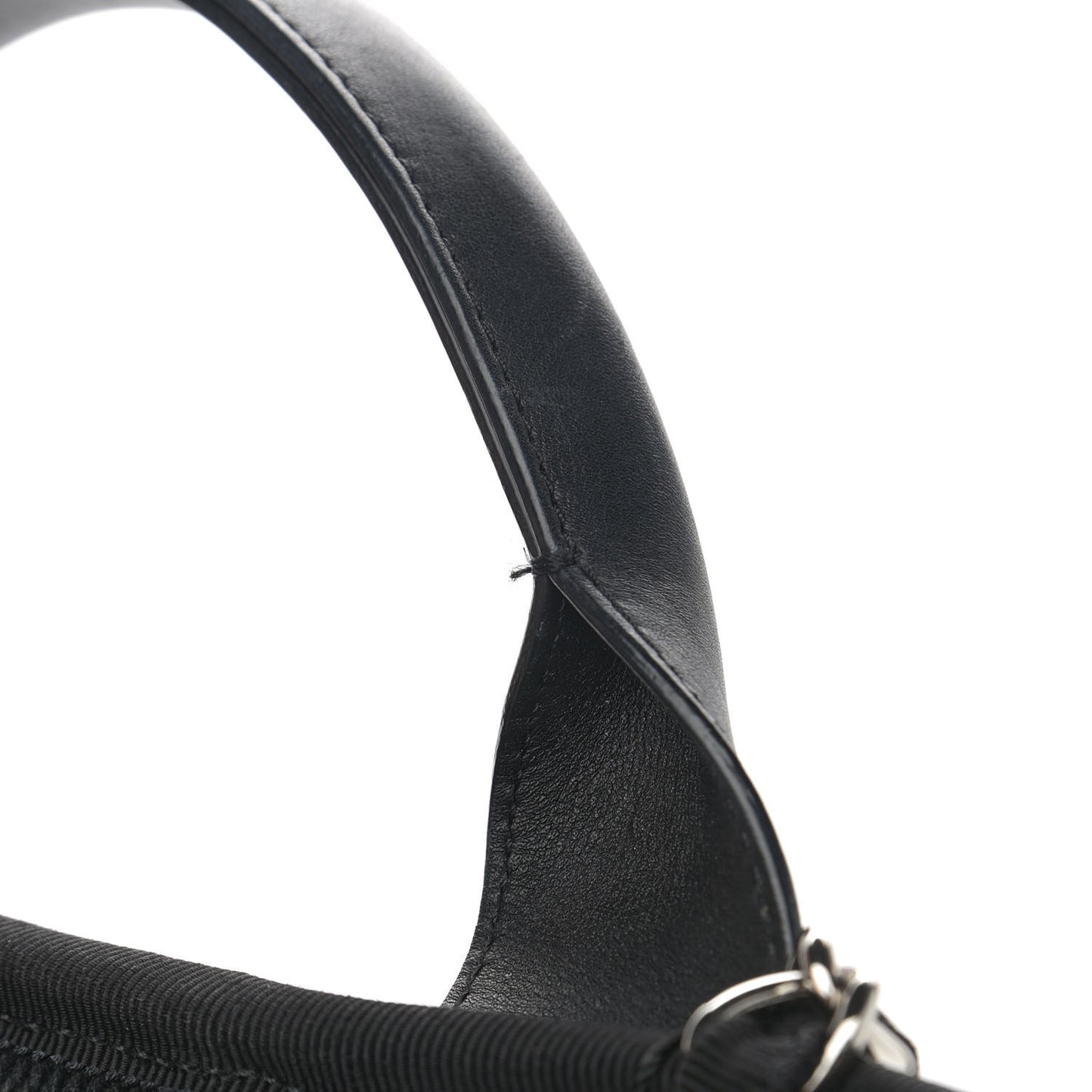 Canvas Pearl Medium Deauville Tote Black