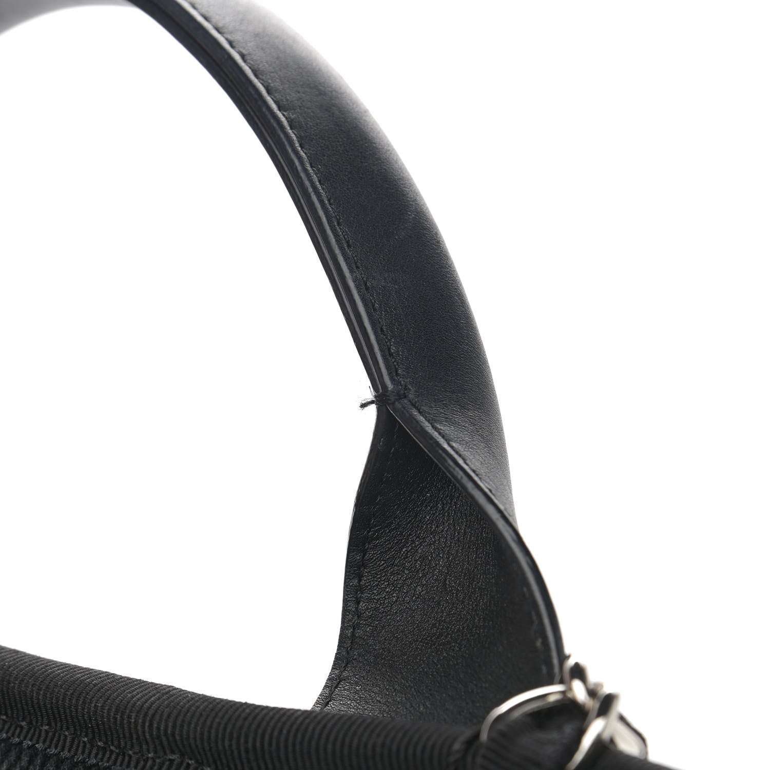 Chanel Canvas Pearl Medium Deauville Tote Black 13 of 13