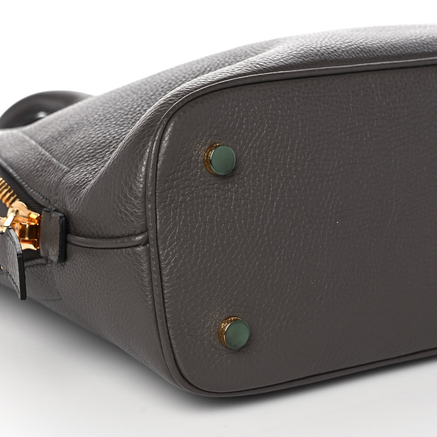 Pebbled Calfskin Medium Jennifer Zip Tote Graphite