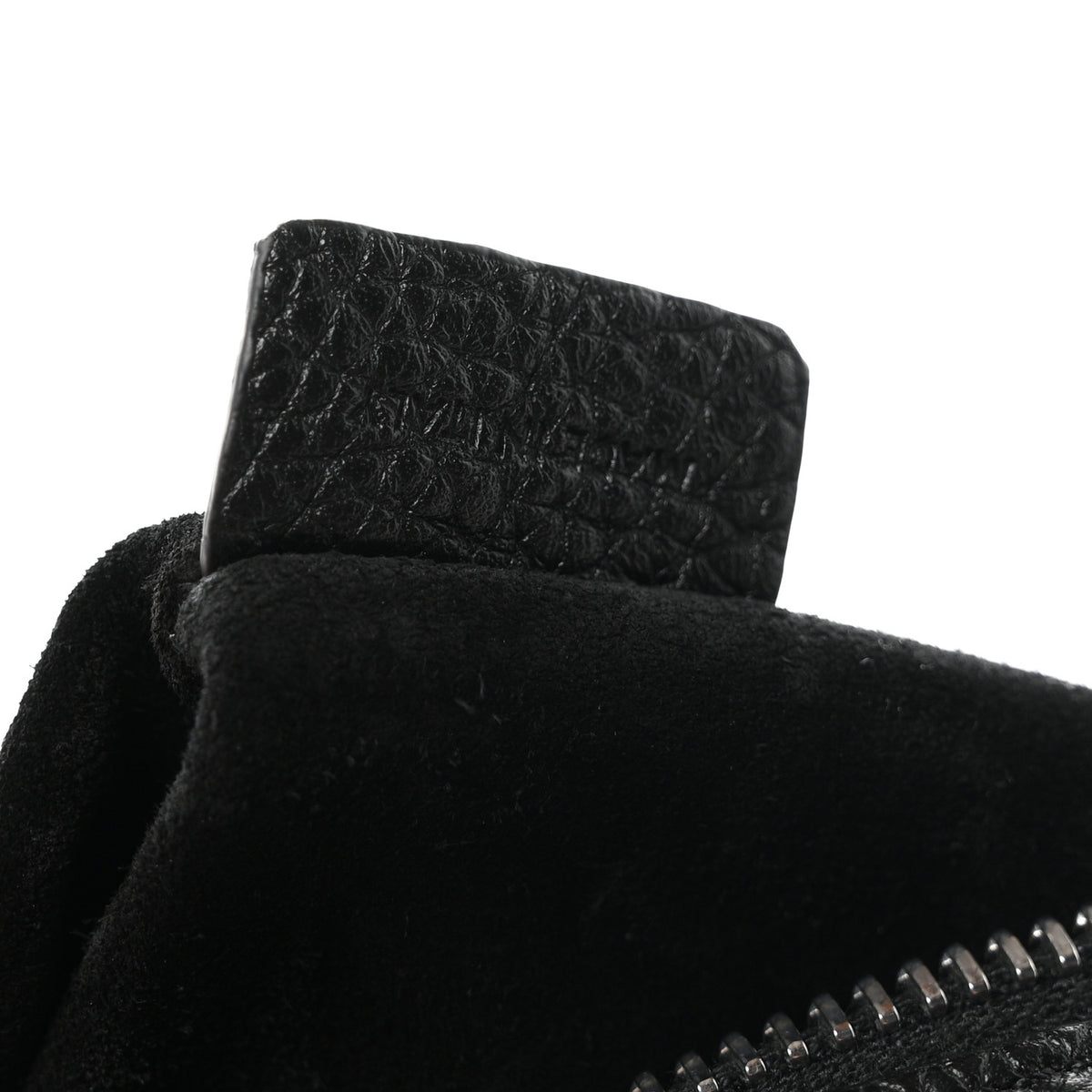 Grained Calfskin Harry Crossbody Bag Black