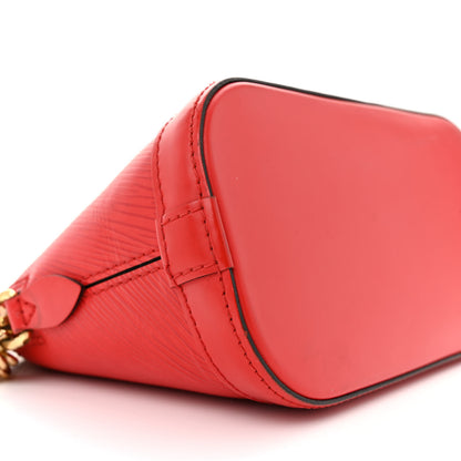 Louis Vuitton Epi Alma Mini Coquelicot 8 of 11