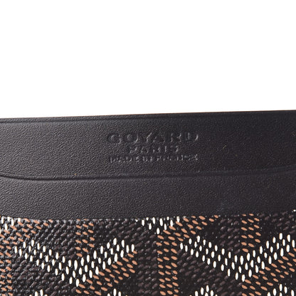 Goyard Goyardine Saint Sulpice Card Holder Black 6 of 7