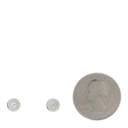 Tiffany Platinum Diamond Mini Circlet Earrings 2 of 4