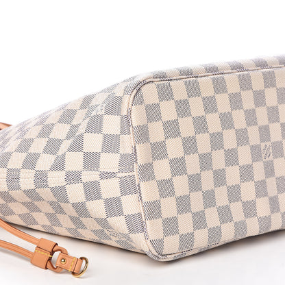 Louis Vuitton Damier Azur Neverfull MM 9 of 10