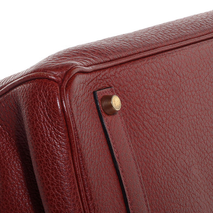 Hermes Buffle Skipper Birkin 35 Rouge H 7 of 25