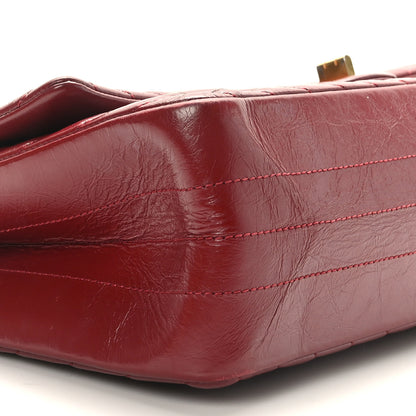 Chanel Aged Calfskin Chevron Quilted 2.55 Reissue 226 Flap Red 8 of 9
