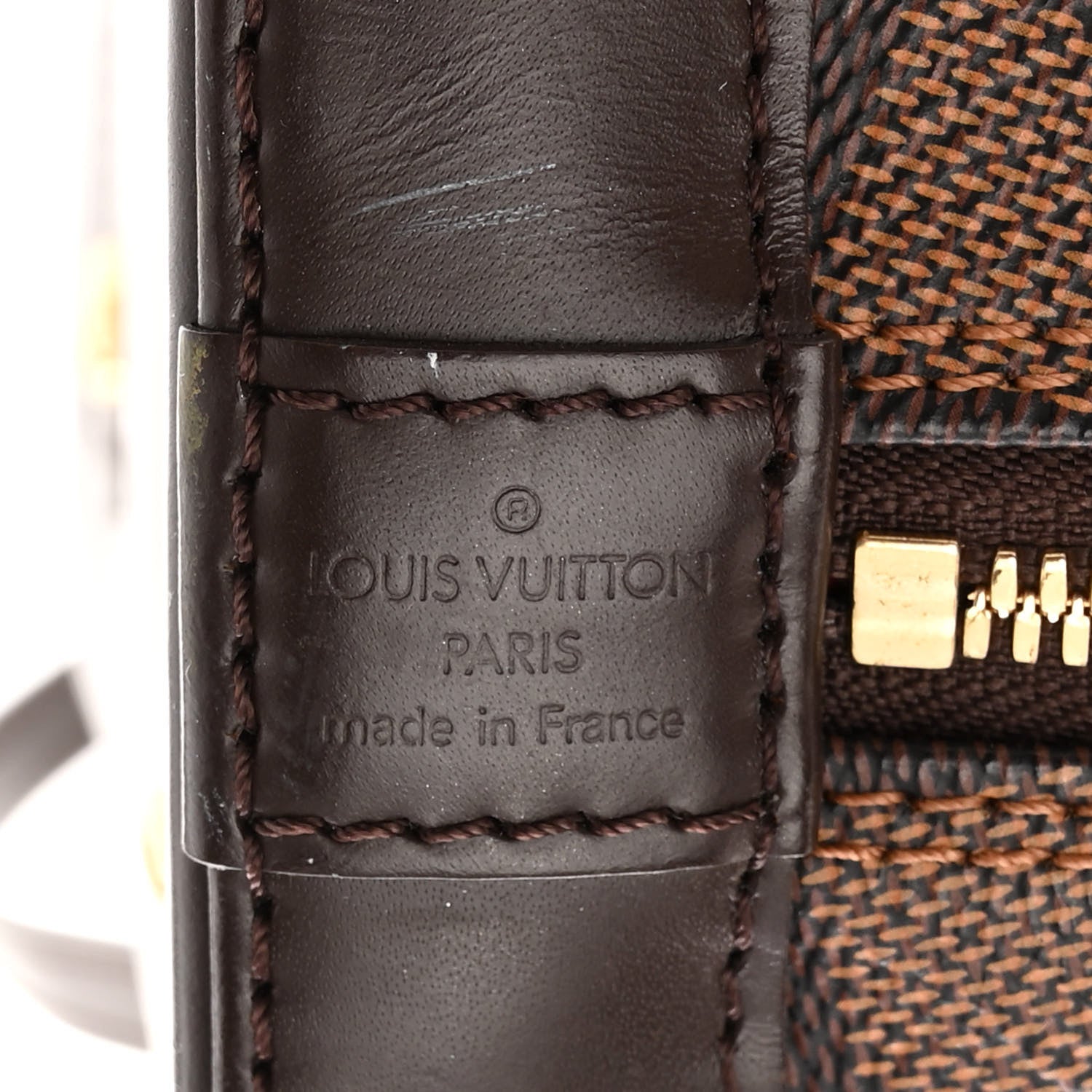 Louis Vuitton Damier Ebene Alma BB 6 of 9