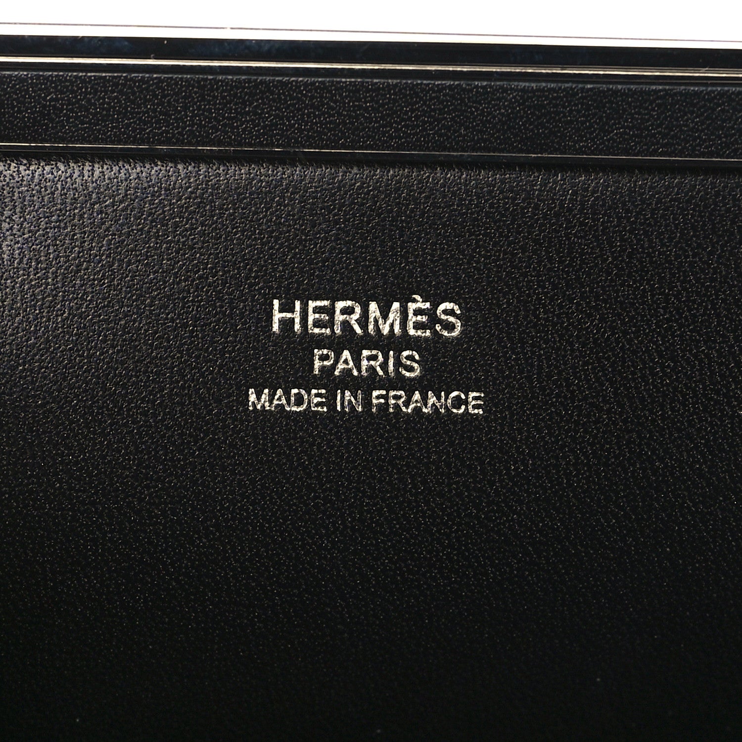 Hermes Chevre Chamkila Mors De Bride Bag Black 5 of 9