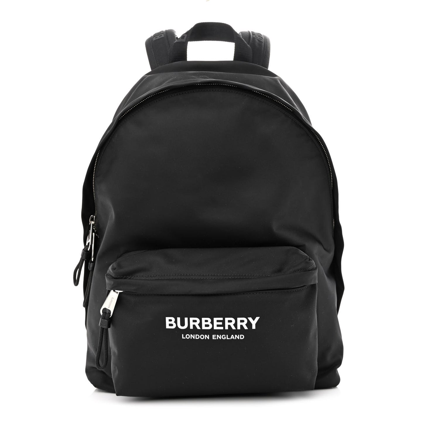Nylon Logo Print Jett Backpack Black
