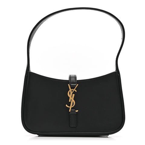 Smooth Calfskin Le 5 A 7 Mini Hobo Black