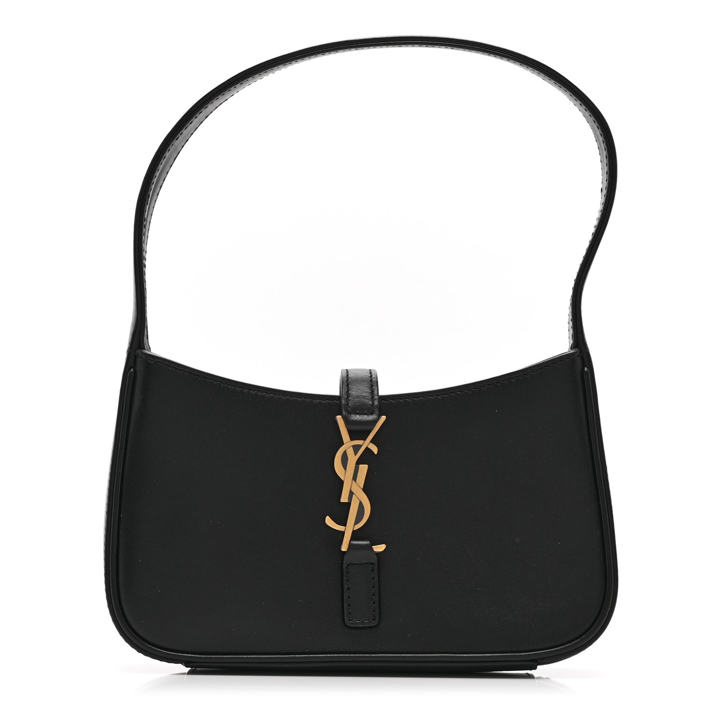 Smooth Calfskin Le 5 A 7 Mini Hobo Black