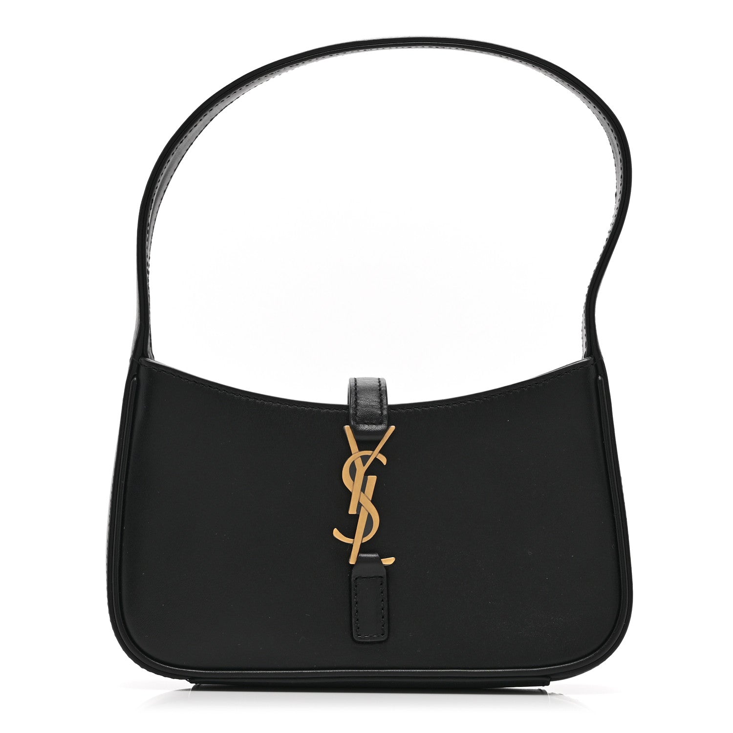 Saint Laurent Smooth Calfskin Le 5 A 7 Mini Hobo Black 1 of 10