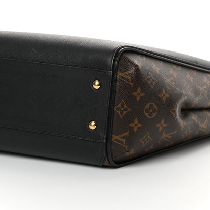 Louis Vuitton Calfskin Monogram Kimono Tote Black 11 of 13