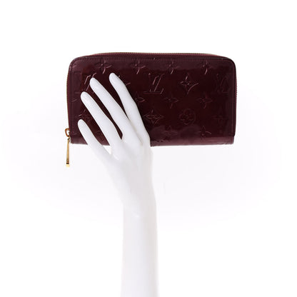 Louis Vuitton Vernis Zippy Wallet Rouge Fauviste 2 of 8