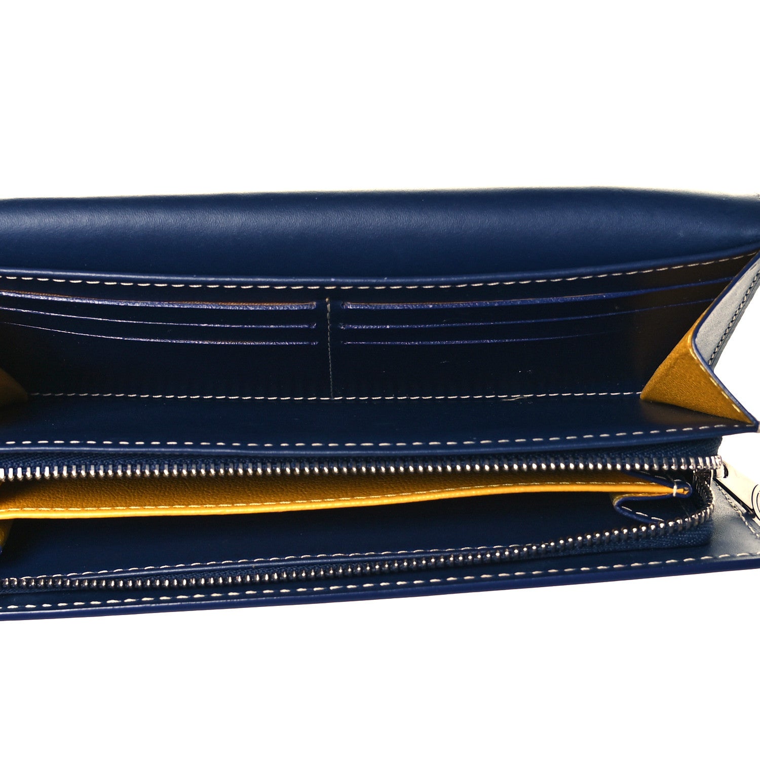 Goyard Goyardine Varenne Long Wallet Navy 5 of 8
