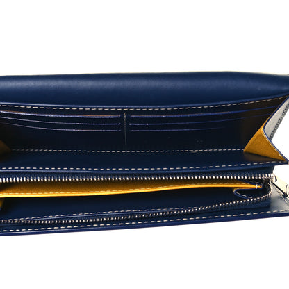 Goyard Goyardine Varenne Long Wallet Navy 5 of 8