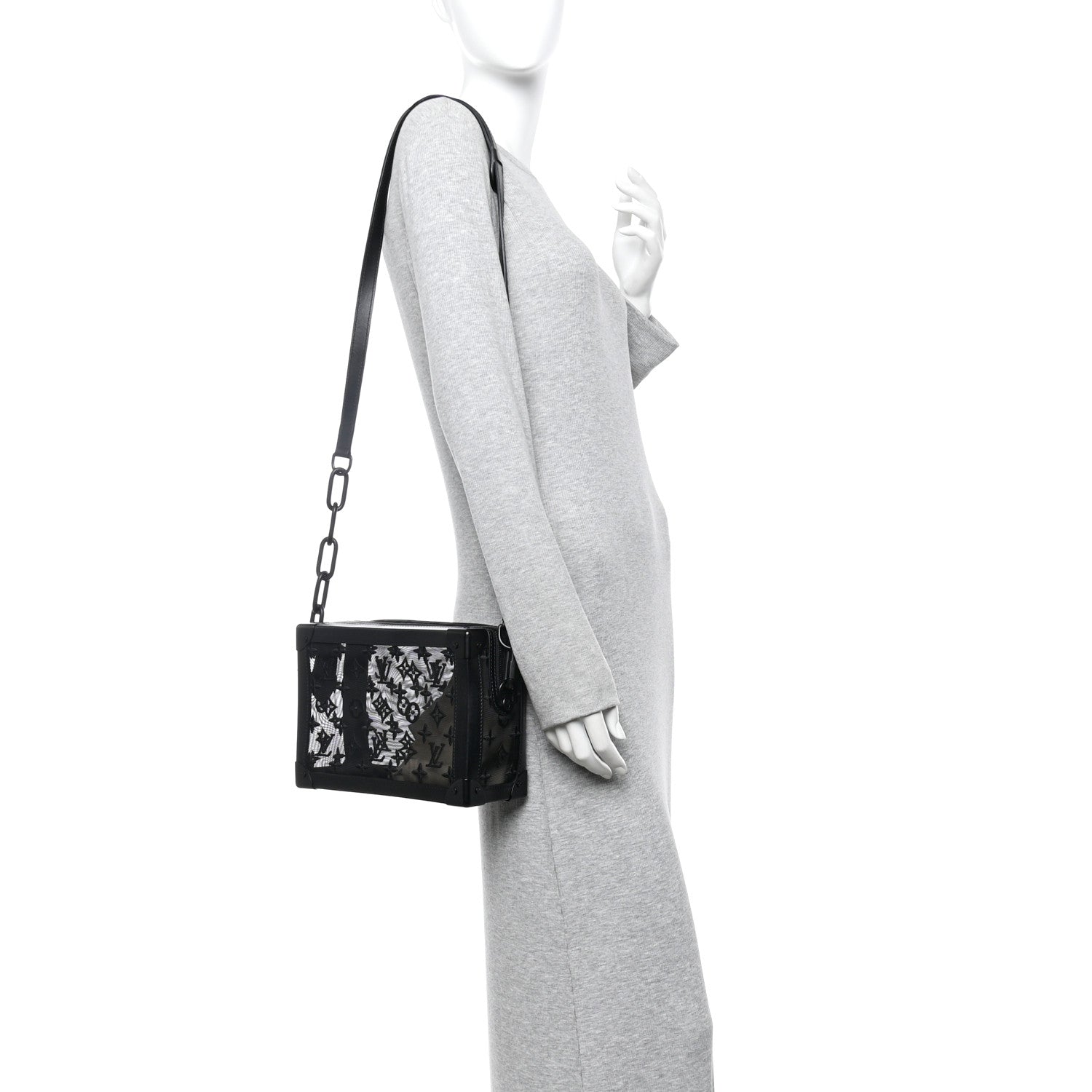 Louis Vuitton Monogram See Through Soft Trunk Black 2 of 15