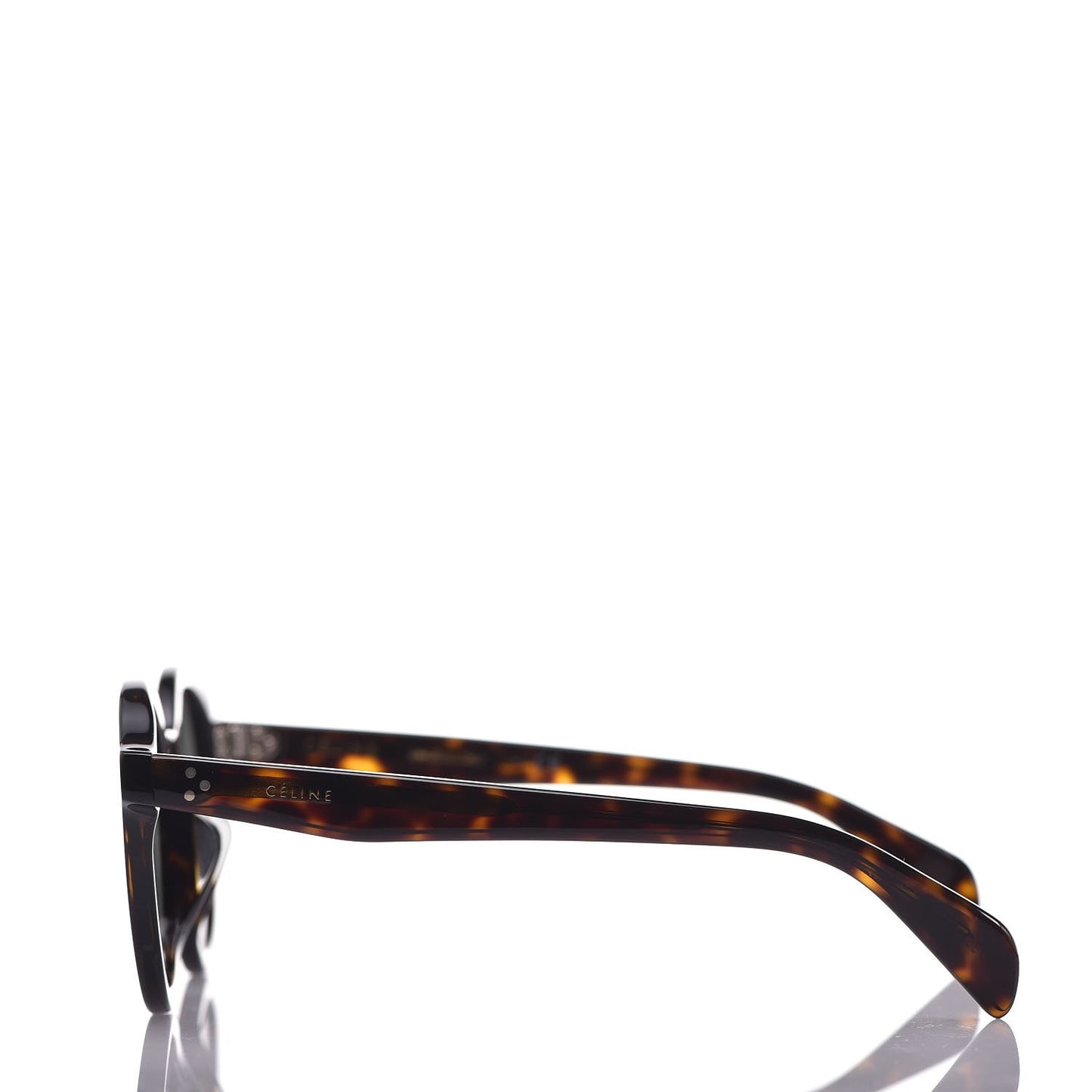 Round Sunglasses CL40034F Dark Havana
