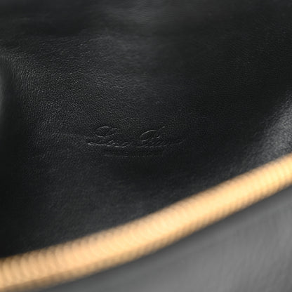 Loro Piana Grained Calfskin L19 Extra Pocket Pouch Black 6 of 9