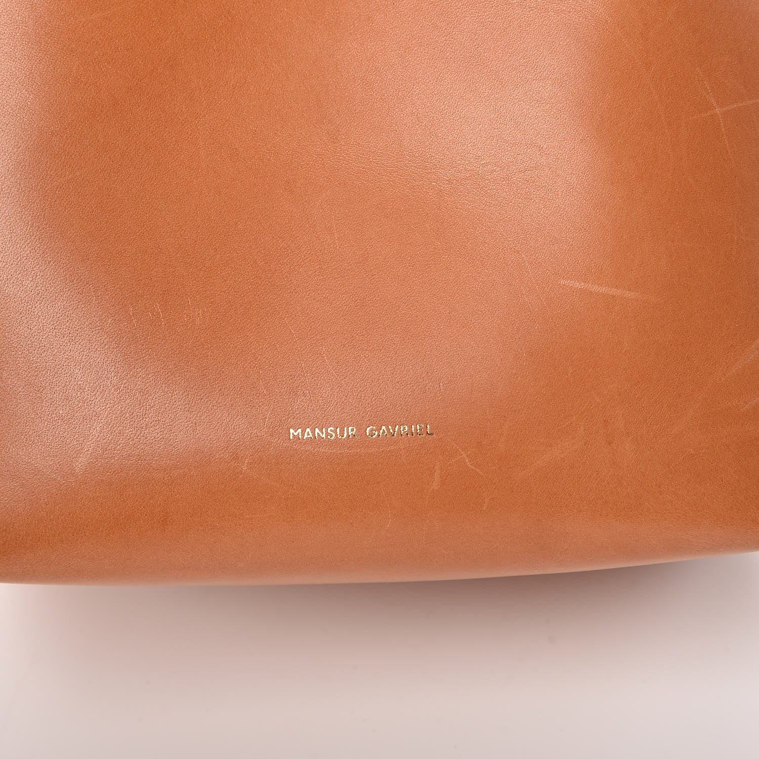 Mansur Gavriel Calfskin Mini Bucket Bag Cammello Rosa 6 of 19