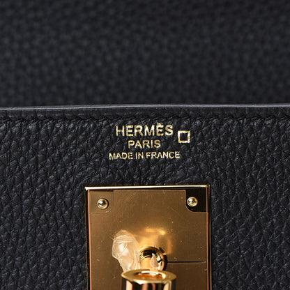 Hermes Togo Matte Alligator Kelly Retourne Touch 28 Black 18 of 38